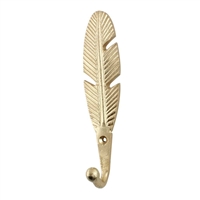 Gold Feather Wall Hook