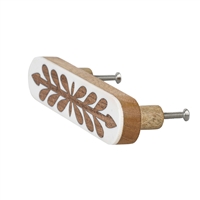 Wood Inlay Cabinet Pull - 5"
