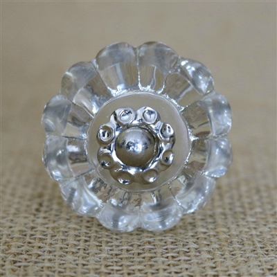 Clear Glass Cabinet Knob