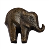 Baby Elephant Cabinet Knob in Antique Brass Finish