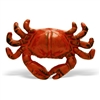 Crab Shaped Cabinet Knob in Distressed Orange Finish