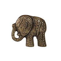 Elephant Metal Cabinet Knob in Antique Finish
