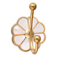 Golden Brass Wall Hook