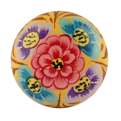 Hand Painted Wooden Cabinet Knob