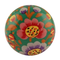 Hand Painted Wooden Cabinet Knob