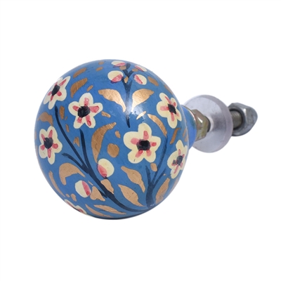 Hand Painted Wooden Cabinet Knob