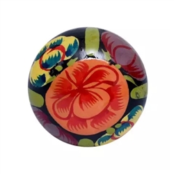 Hand Painted Wooden Cabinet Knob