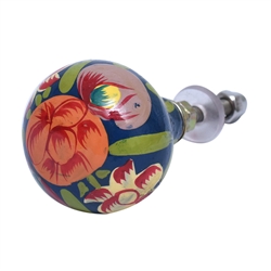 Hand Painted Wooden Cabinet Knob