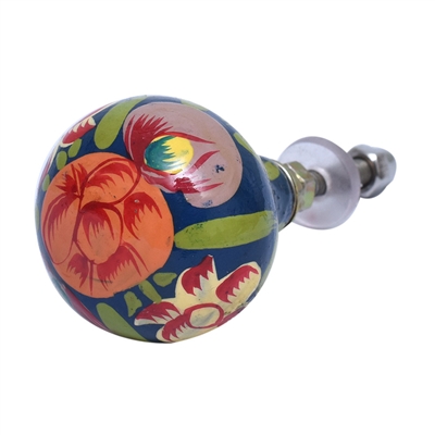 Hand Painted Wooden Cabinet Knob