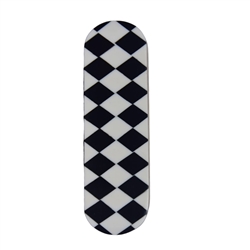 Black and White Checkered Cabinet Pull