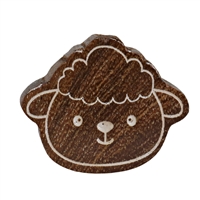 Wooden Sheep Cabinet Knob