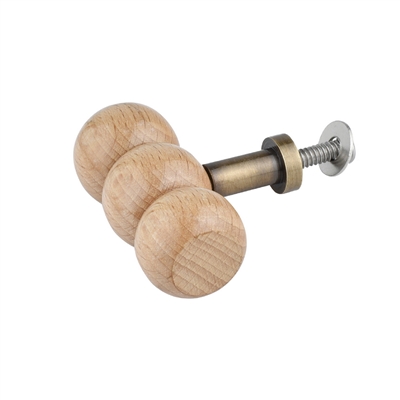 Wooden Beaded Knob