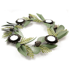 Pine Cone Candle Ring