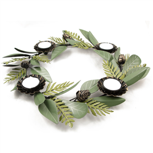 Pine Cone Candle Ring - Ships Free