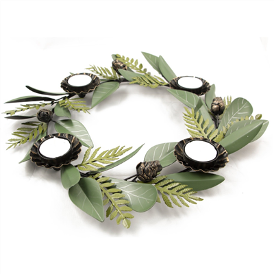 Pine Cone Candle Ring - Ships Free