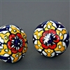 Round Embossed Ceramic Cabinet Knob