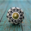 Floral Melon Ceramic Cabinet Knob