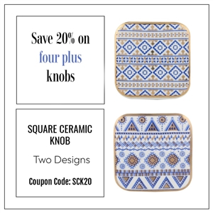 Square Ceramic Knob Coupon