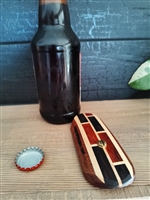 Art Deco Bottle opener- Black and Red