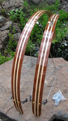 Ready to ship- Leopard wood with wide maple stripes