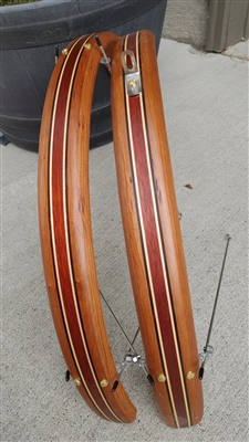 Ready to ship- Cherry with Bloodwood stripe 26" x 2.5"