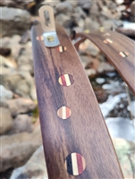 Ready to ship Walnut with inlay Polka Dots!