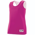 Augusta Pink Ladies Reversible Wicking Tank