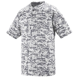 Augusta Style 1556 Youth Digi Camo Wicking Two Button Jersey