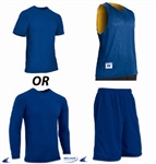 Champro Tricot Basketball Jersey Package (3 items) - Custom 1 Color Print