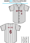 Battle Custom White Jersey