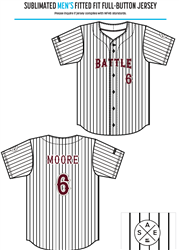 Battle Custom White Jersey