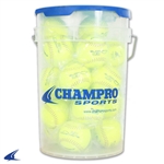 Champro 12" Slow Pitch - Leather Cover; PU Core Bucket W/2 DZ.