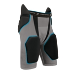 Champro Charcoal and Black Tri-Flex 5 pad Integrated Girdle