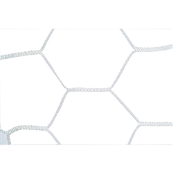 Braided Soccer Goal Net 4.0MM Hexagon Pattern - Closeout Item