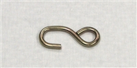 1" Zinc Plated S-Hook for Tie Down Straps