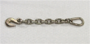 2" x 18" Chain Extension - With Large Pear Link
