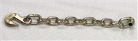 18" Chain Extension with Tube & 3/8" Grab Hook