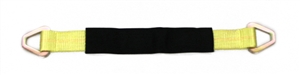 2" x 3' Axle Strap with D-Rings & Wear Pad