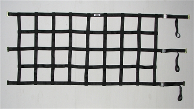 Heavy Duty Cargo Net with Spring E-Fittings & Cam Buckles