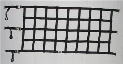 Heavy Duty Cargo Net with Spring E-Fittings & Ratchets