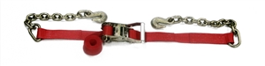2" x 9' Ratchet Tie Down Strap For Medical Gases