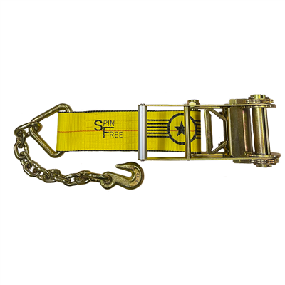 4" x 18" SPIN FREE Fixed End Ratchet with Chain Extension