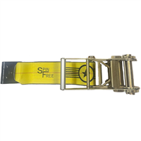 4" x 18" SPIN FREE Fixed End Ratchet with Flat Hook