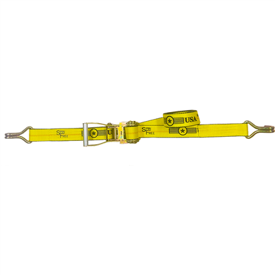 2" x 27' SPIN FREE Ratchet Strap with Wire Hooks