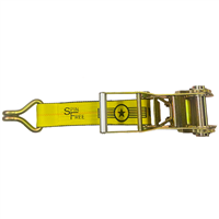 3" x 18" SPIN FREE Fixed End Ratchet with Wire Hook