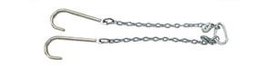 5/16" x 24" V-Bridel Grade 70 Tow Chain with 14" Forged Tow Hook & Grab Hooks