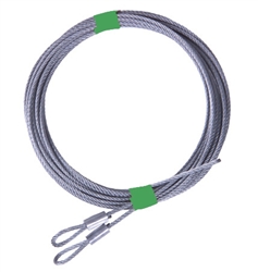 Garage Door Cable set for 7' high extension spring doors