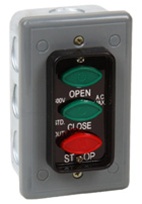 LCE-3 Flush Mount 3 Button Interior Control Station