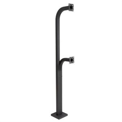 42" & 72" Gooseneck pedestal, dual height, pad mount