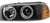 2000-2006 GMC Yukon Headlights, Black, by AnzoUSA